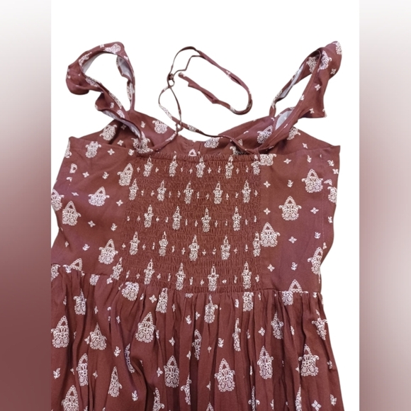 Seafolly EUC Water Garden Antique Paisley Jumpsuit Size Small Russet Color - Picture 6 of 8